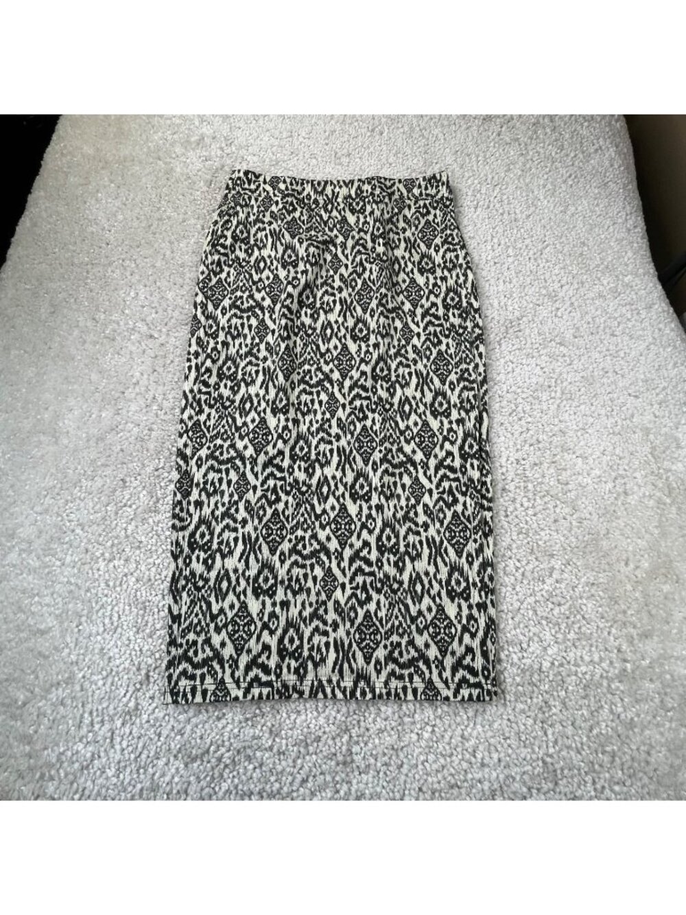 RipSkirt Full Length 4 Wrap Skirt Black Cream Indoikat Womens Medium